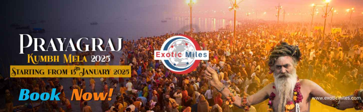 Kumbh Mela 2025 Banner created by ExoticMiles